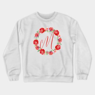 Pink Flowers Crewneck Sweatshirt